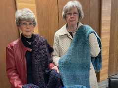 Women with prayer shawls